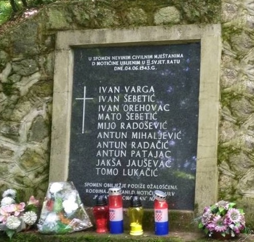 Donja Motičina spomen obilježje