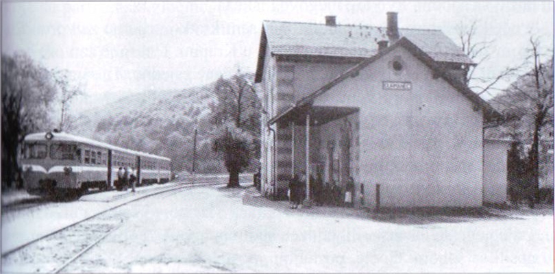 Zadnja željeznička postaja prije posljednjeg sabirališta na pilani u Đurmancu odakle su zarobljenici vođeni na stratište u Maceljsku šumu